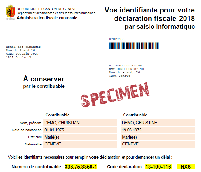 Déclaration d’impôt MVO Fiducia